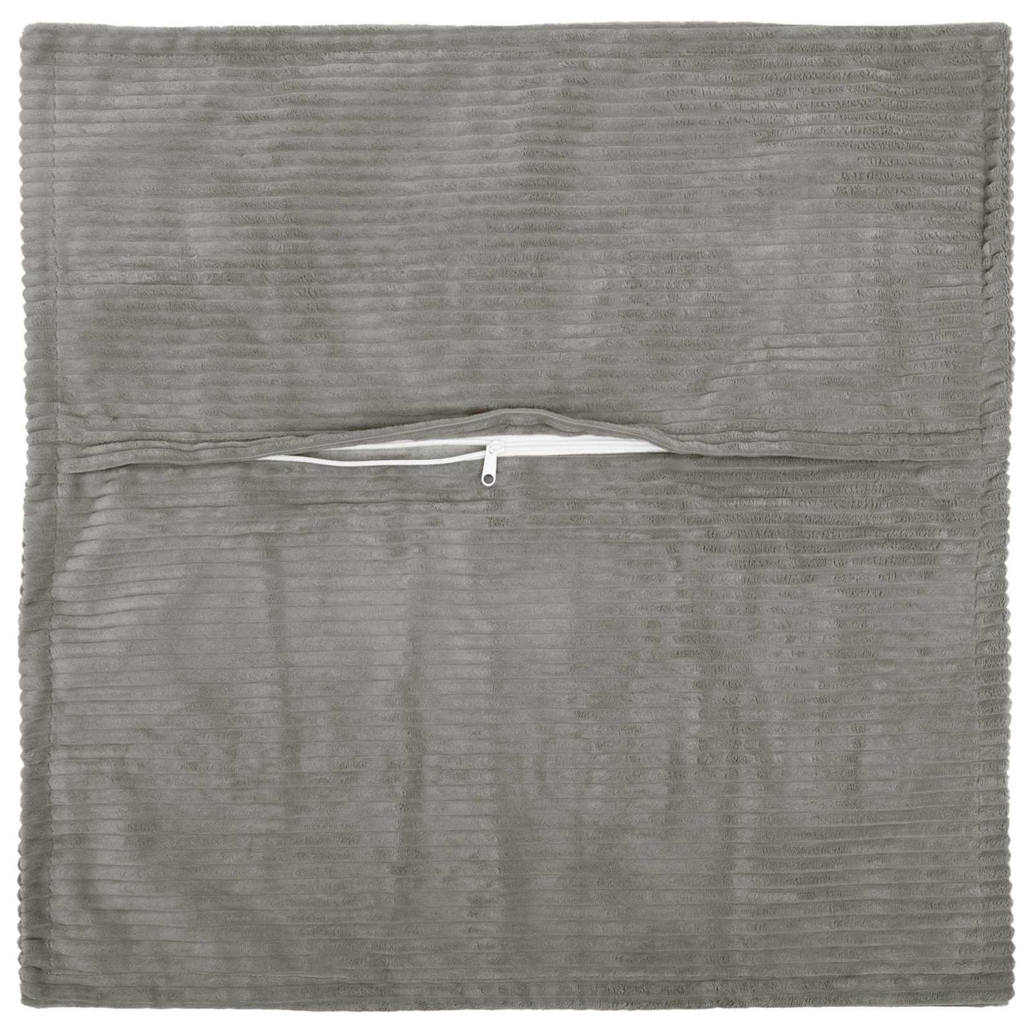 Pudebetræk 6 stk. HOUTEN Lysegrå 40 x 40 cm cordfløjl