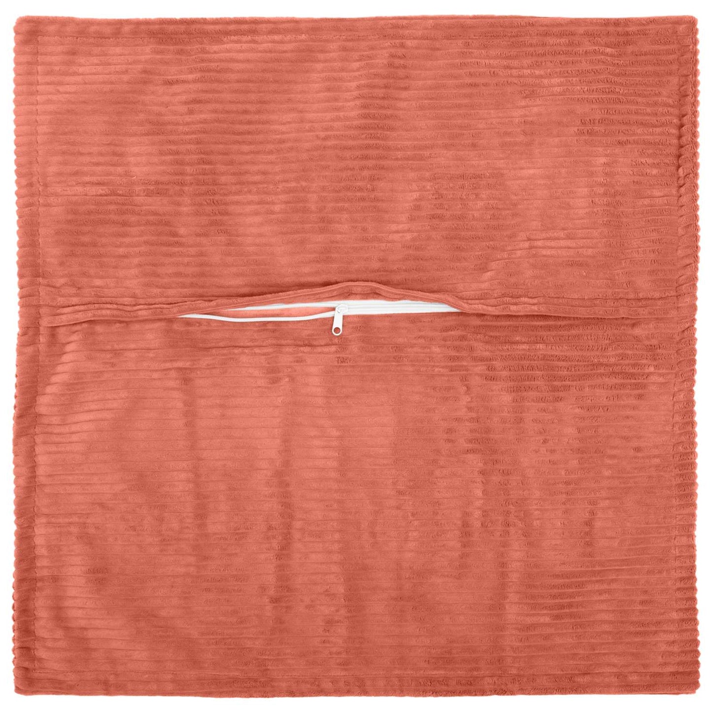 Pudebetræk 2 stk. HOUTEN Rød orange 40 x 40 cm cordfløjl