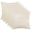 Pudebetræk 6 pcs HOUTEN Cremefarvet 40 x 40 cm Bouclé