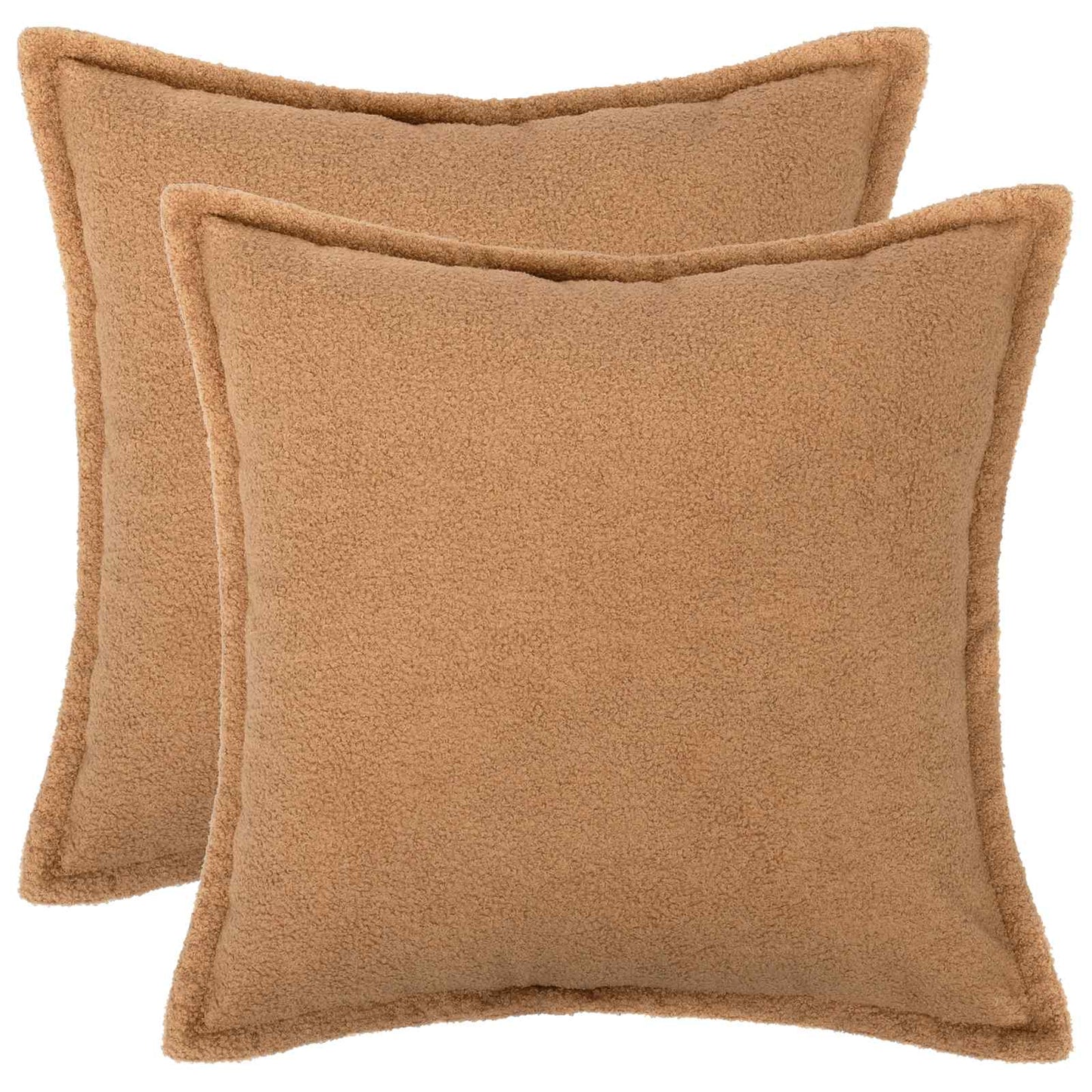 Pudebetræk 2 pcs HOUTEN Beige 40 x 40 cm Bouclé