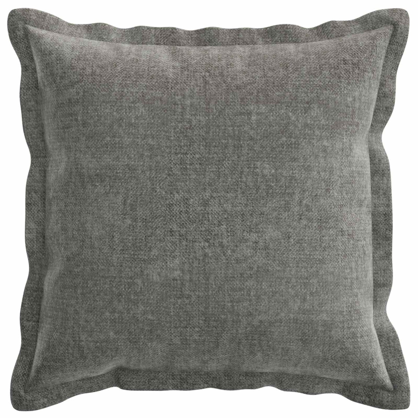 Pudebetræk 12 stk. HOUTEN Mørkegrå 40 x 40 cm Chenille Stof