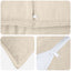 Pudebetræk 12 stk. HOUTEN Cremefarvet 40 x 40 cm Chenille Stof