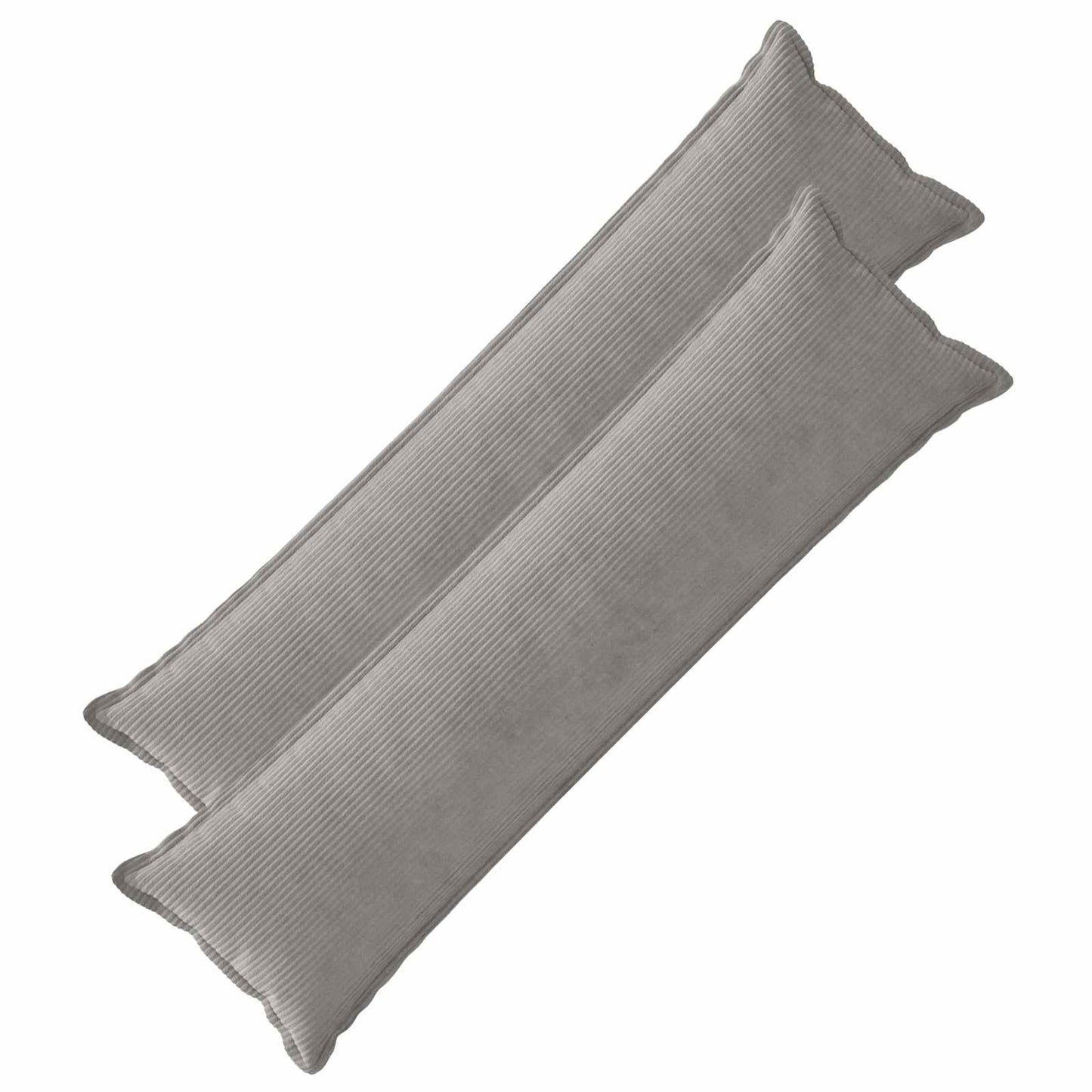 Pudebetræk 2 stk. HOUTEN Lysegrå 40 x 145 cm cordfløjl