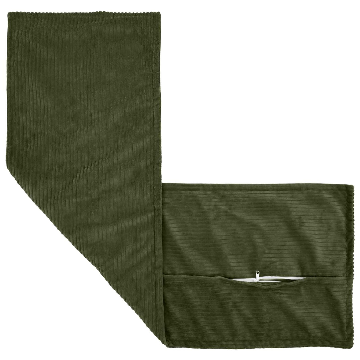 Pudebetræk 2 stk. HOUTEN Grøn 40 x 145 cm cordfløjl
