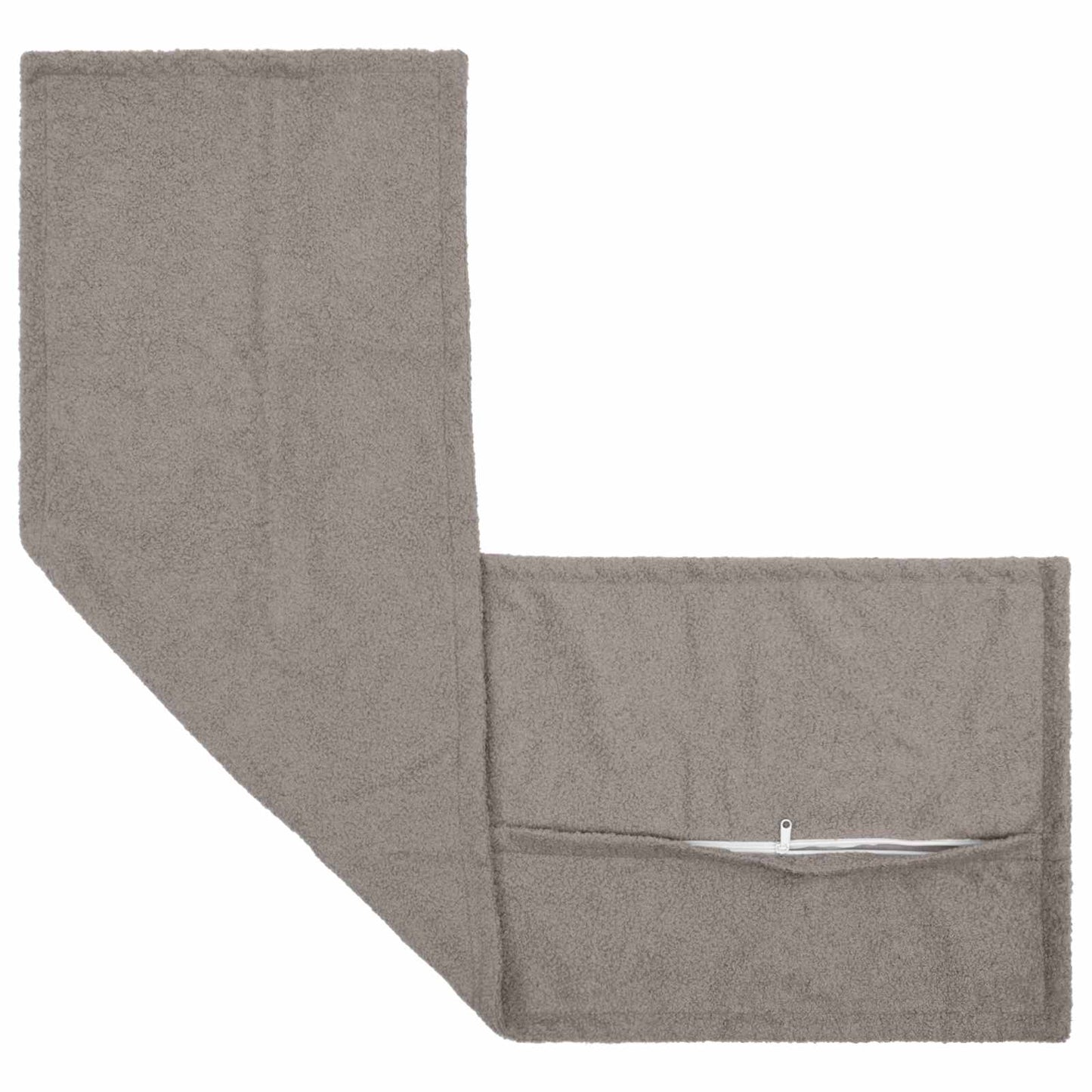 Pudebetræk HOUTEN Lysegrå 40 x 145 cm Bouclé