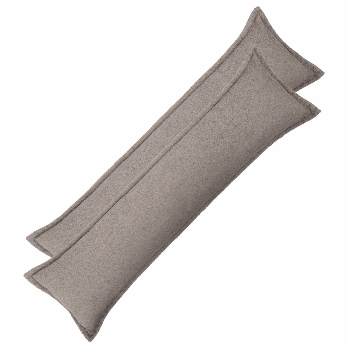 Pudebetræk 2 pcs HOUTEN Lysegrå 40 x 145 cm Bouclé