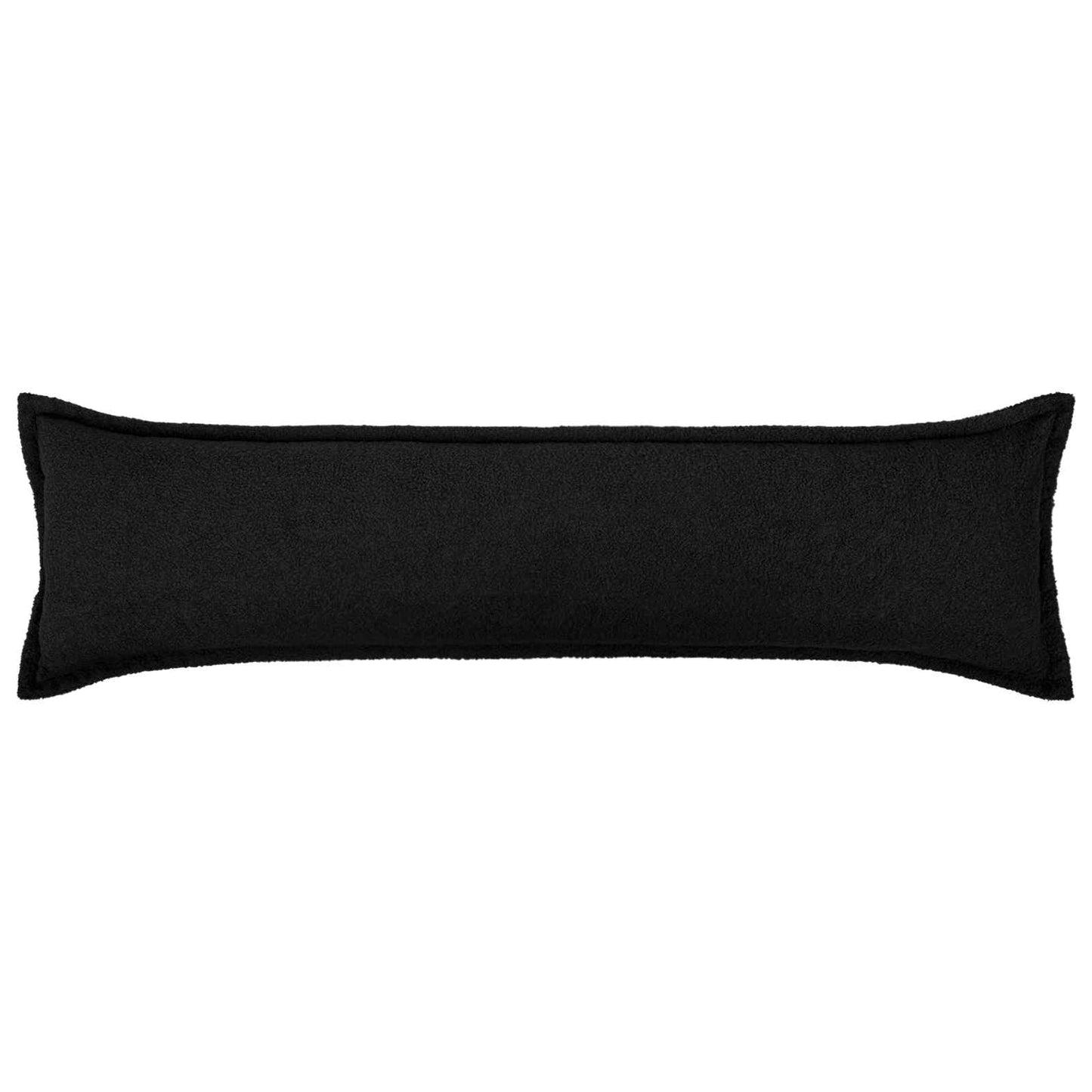 Pudebetræk 2 pcs HOUTEN Sort 40 x 145 cm Bouclé