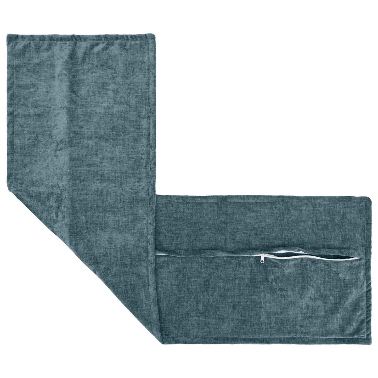 Pudebetræk 2 stk. HOUTEN Blå 40 x 145 cm Chenille Stof