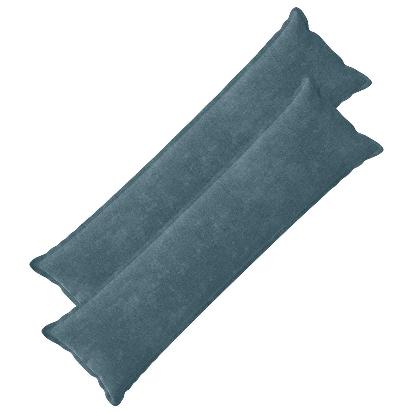 Pudebetræk 2 stk. HOUTEN Blå 40 x 145 cm Chenille Stof