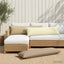 Pudebetræk 2 stk. HOUTEN Cremefarvet 40 x 145 cm Polyester