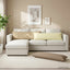 Pudebetræk 2 stk. HOUTEN Cremefarvet 40 x 145 cm Polyester