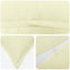 Pudebetræk 2 stk. HOUTEN Cremefarvet 40 x 145 cm Polyester