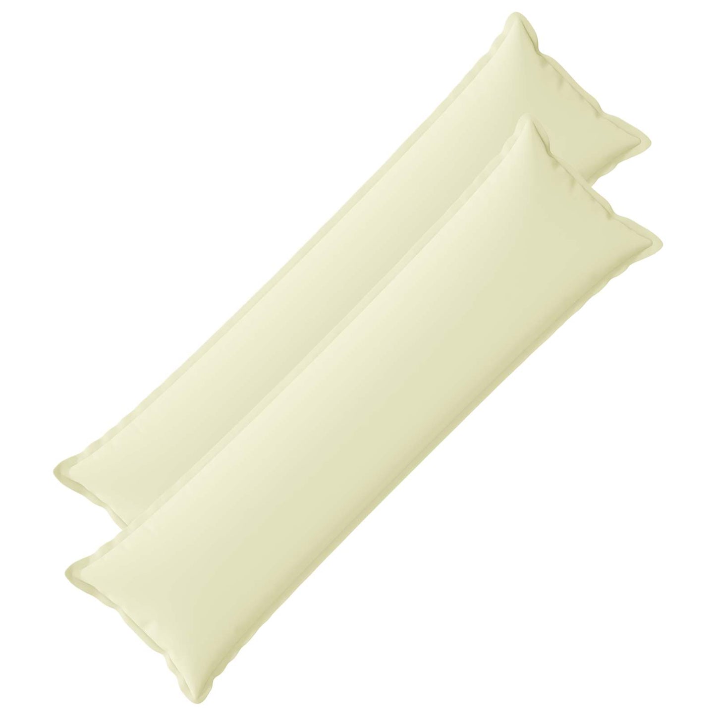Pudebetræk 2 stk. HOUTEN Cremefarvet 40 x 145 cm Polyester