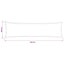 Pudebetræk 2 stk. HOUTEN Turkis 40 x 145 cm Polyester