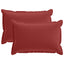 Pudebetræk 2 stk. HOUTEN Vinrød 40 x 60 cm Polyester