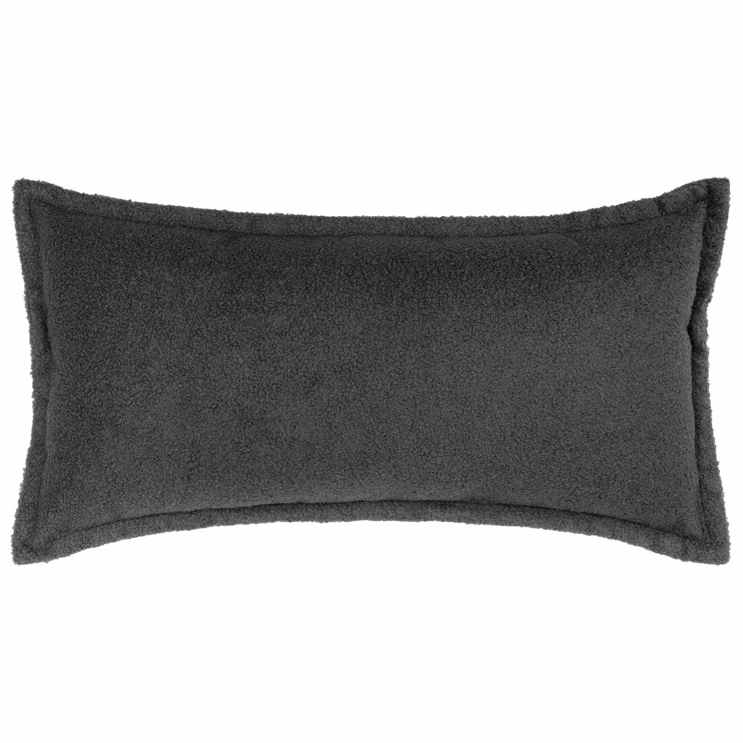Pudebetræk 2 pcs HOUTEN Mørkegrå 40 x 70 cm Bouclé