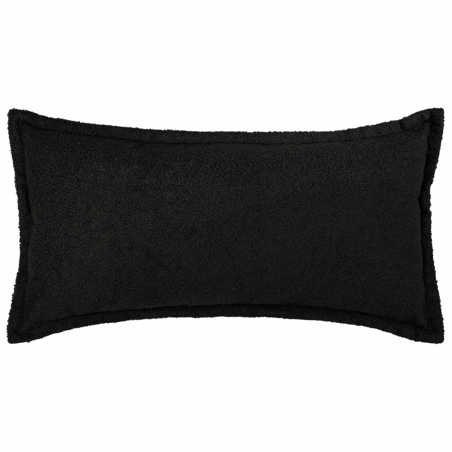 Pudebetræk 2 pcs HOUTEN Sort 40 x 70 cm Bouclé