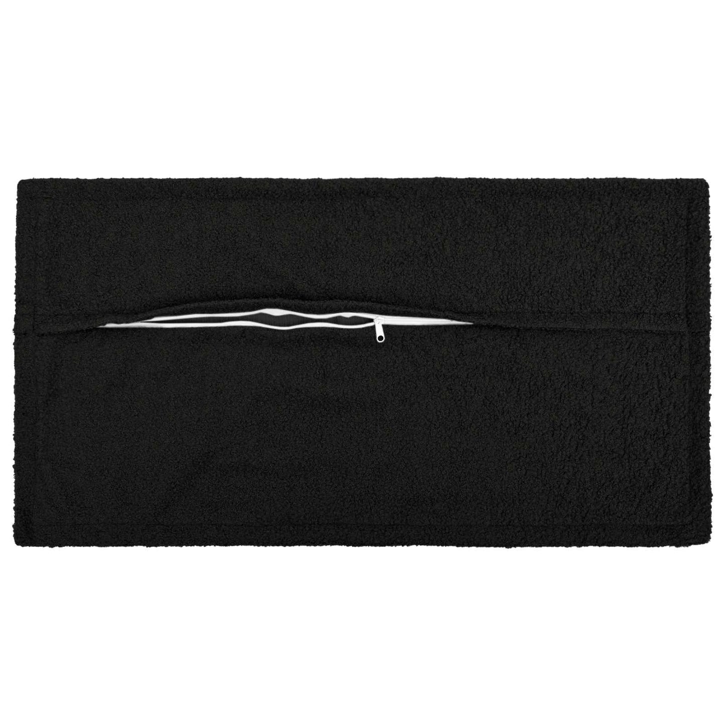 Pudebetræk 6 pcs HOUTEN Sort 40 x 70 cm Bouclé
