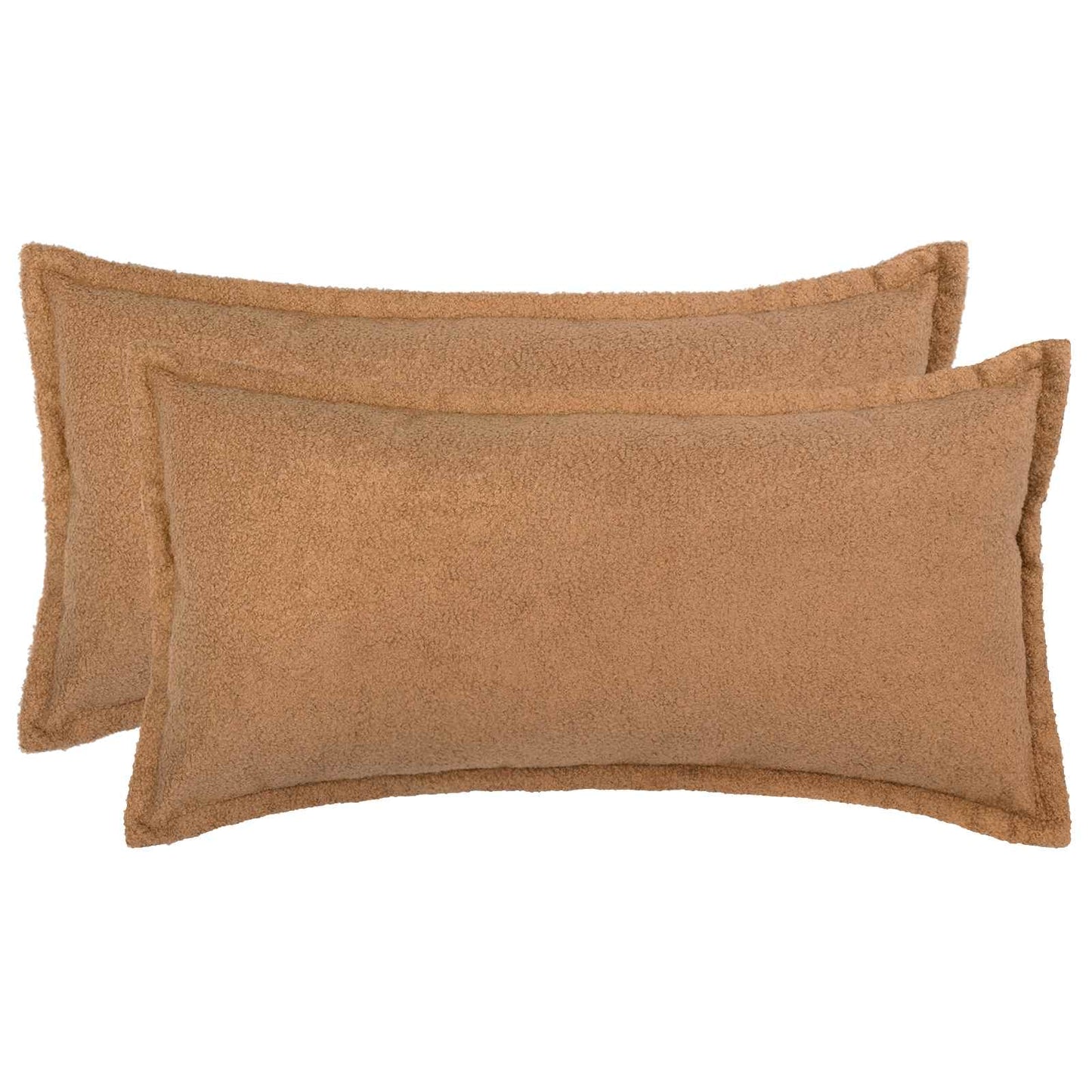 Pudebetræk 2 pcs HOUTEN Beige 40 x 70 cm Bouclé