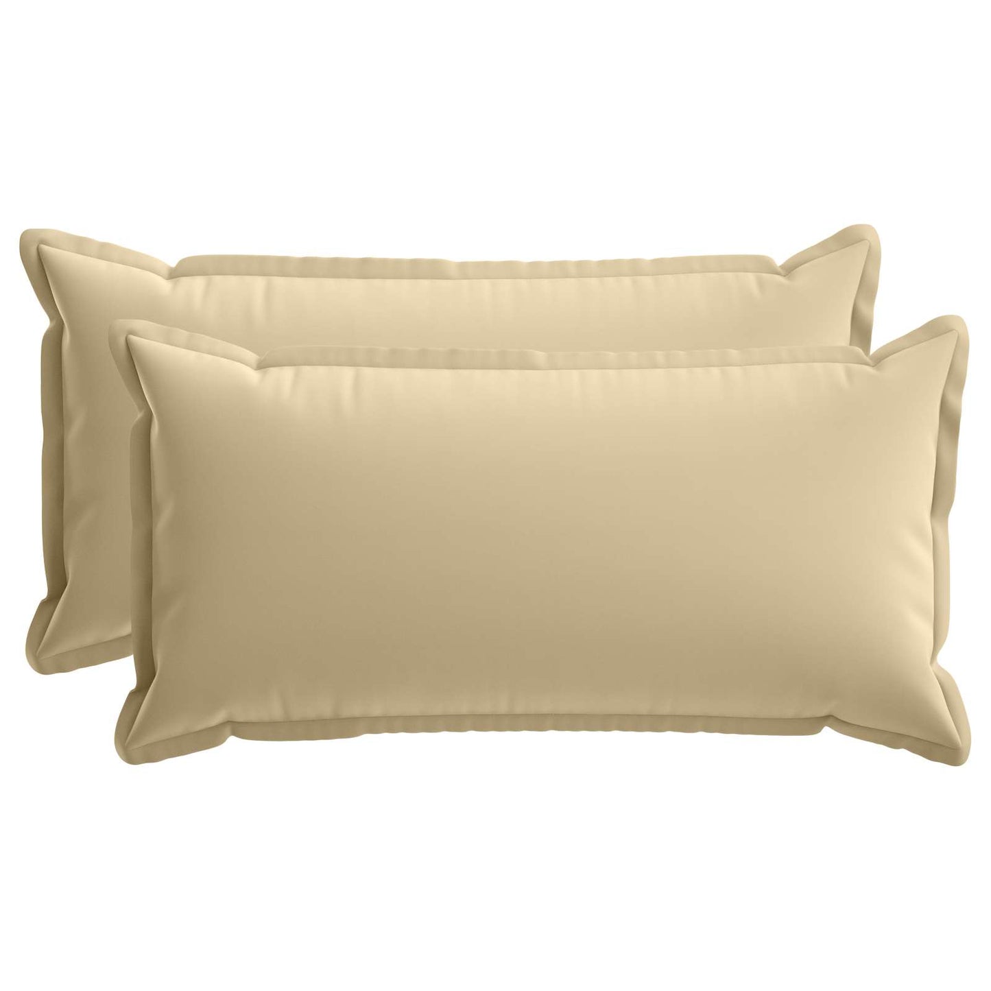 Pudebetræk 2 stk. HOUTEN Beige 40 x 70 cm Polyester