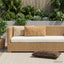 Pudebetræk 2 stk. HOUTEN Lys Brun 40 x 80 cm Faux Kanin Pels