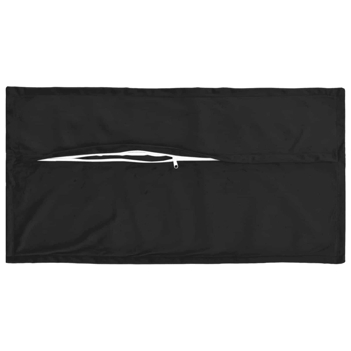 Pudebetræk 2 pcs HOUTEN Sort 40 x 80 cm Fløjl