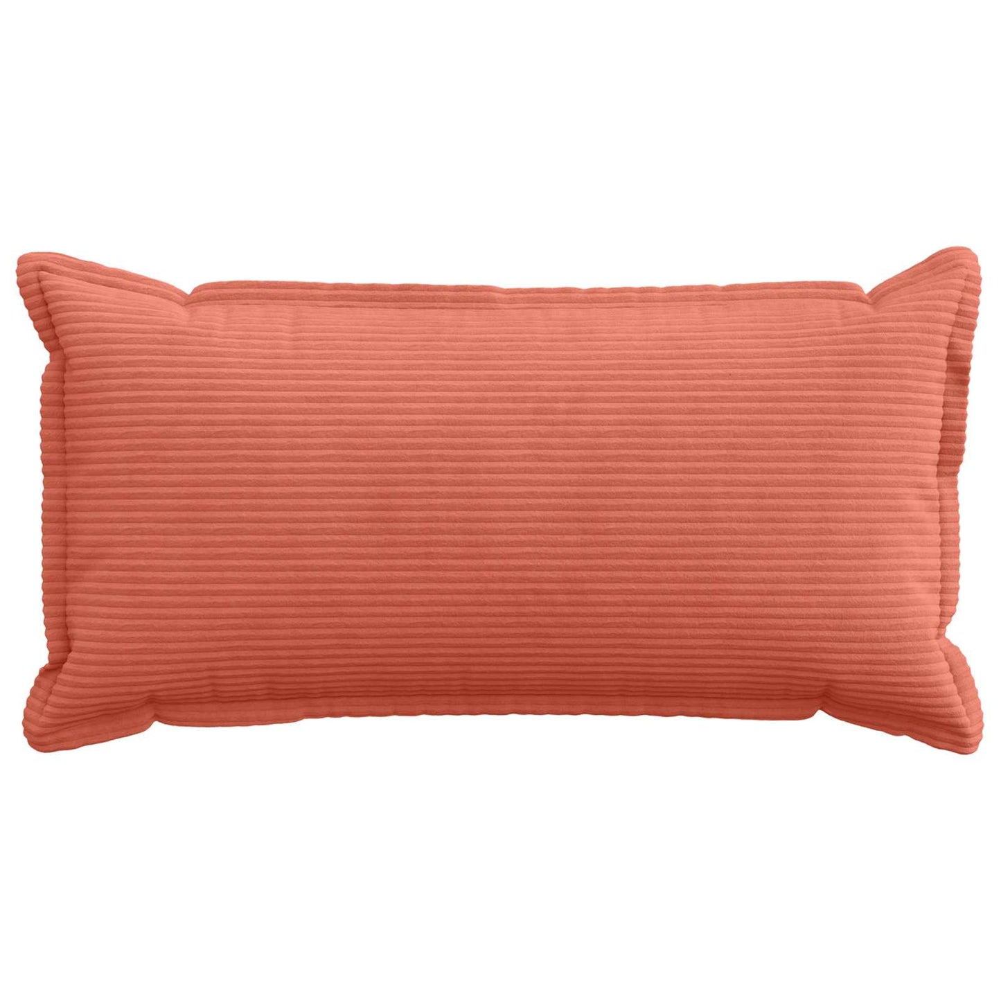 Pudebetræk 6 stk. HOUTEN Rød orange 40 x 80 cm cordfløjl