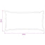 Pudebetræk 2 pcs HOUTEN Mørkegrå 40 x 80 cm Bouclé