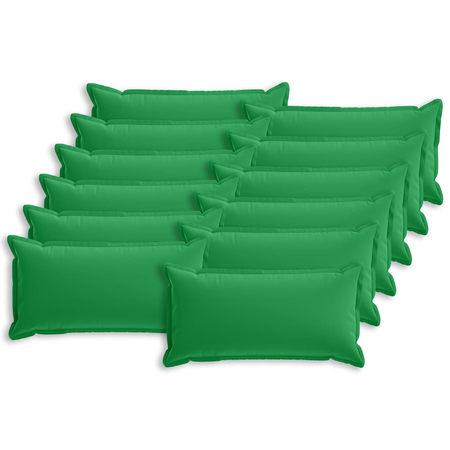 Pudebetræk 12 stk. HOUTEN Grøn 40 x 80 cm Polyester