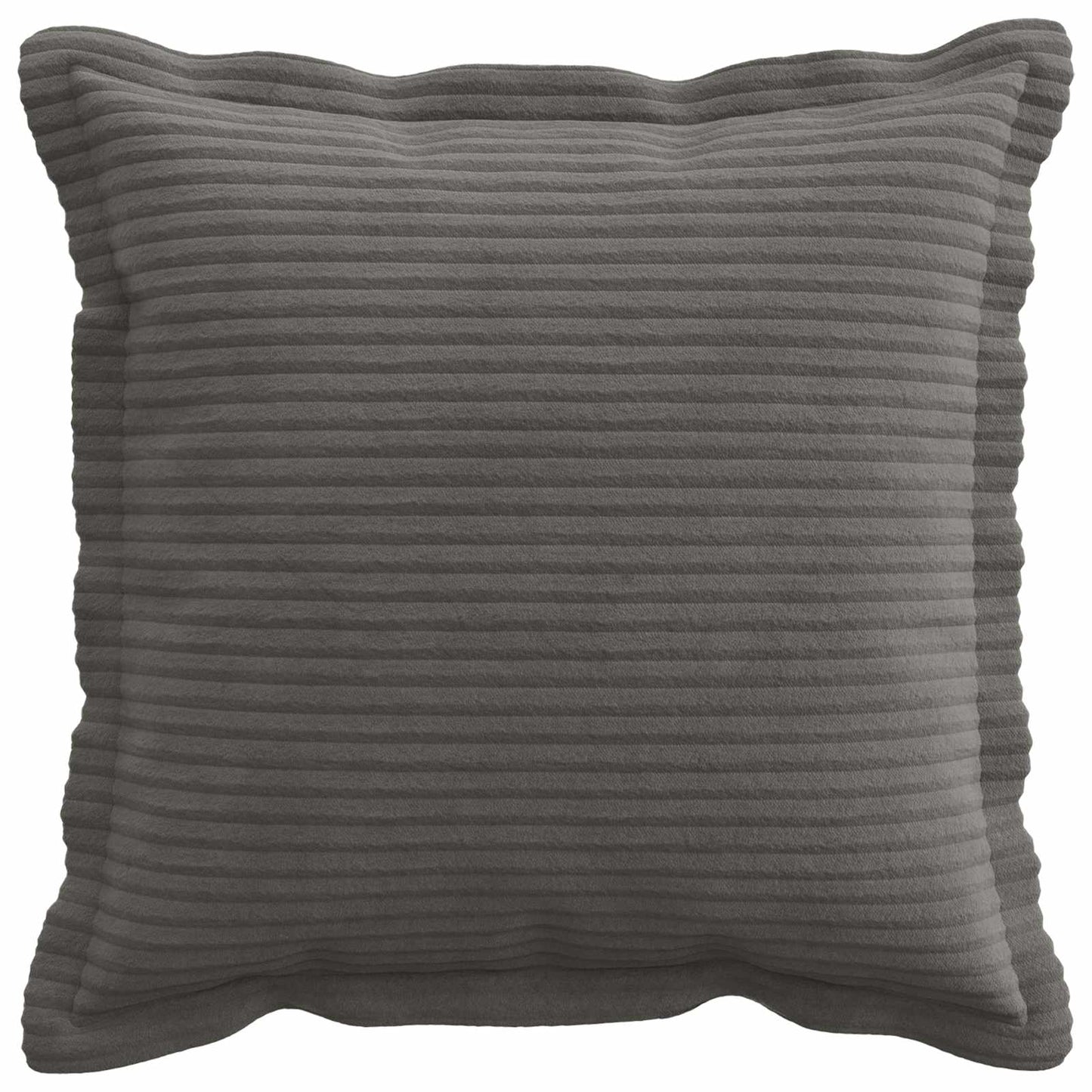 Pudebetræk 6 stk. HOUTEN Mørkegrå 45 x 45 cm cordfløjl