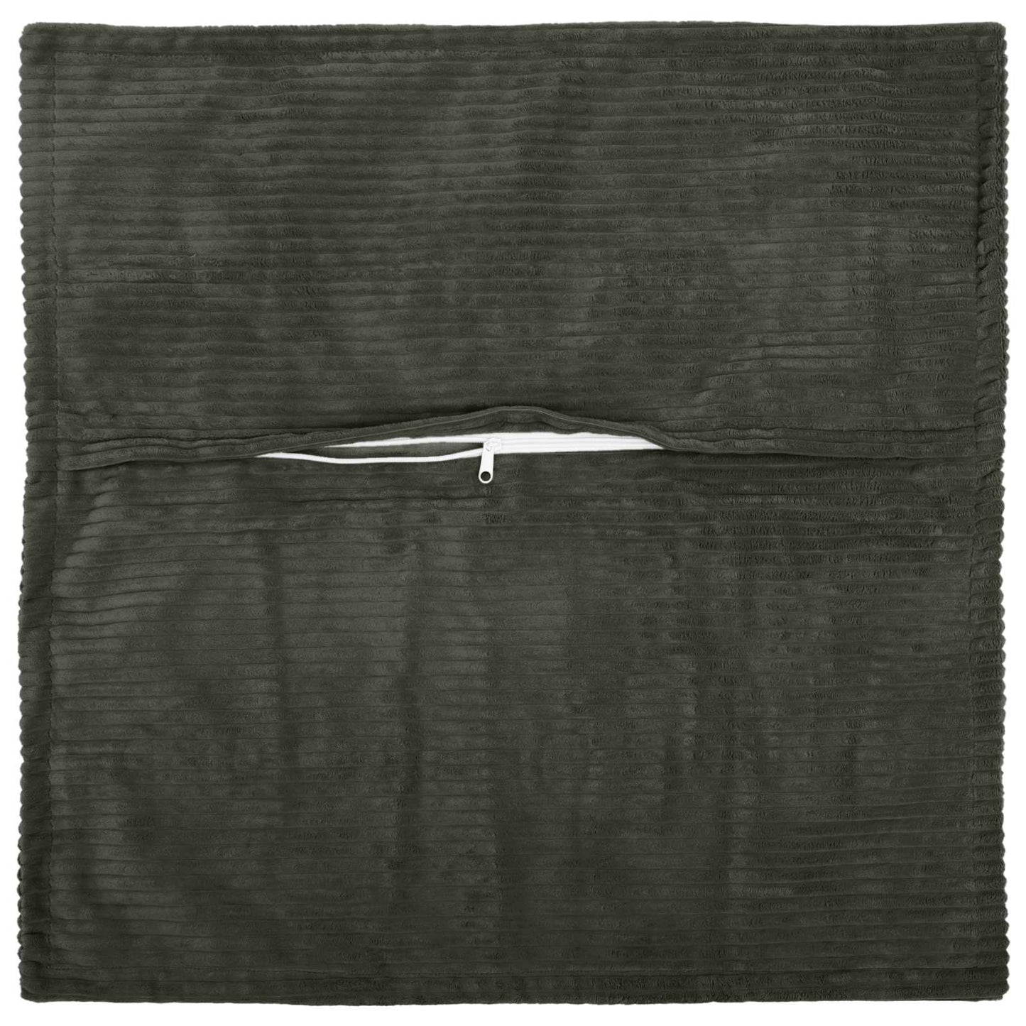 Pudebetræk 6 stk. HOUTEN Antracit 45 x 45 cm cordfløjl