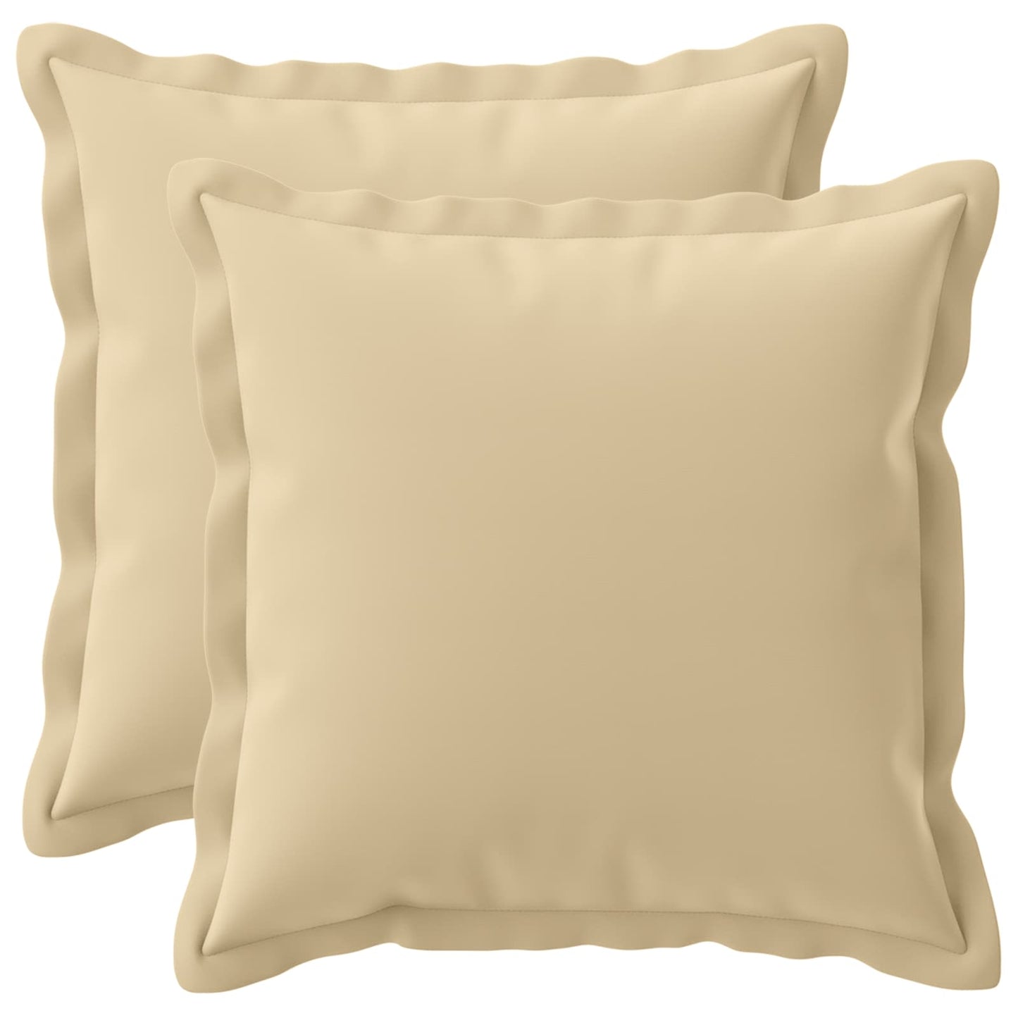 Pudebetræk 2 stk. HOUTEN Beige 45 x 45 cm Polyester