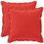 Pudebetræk 2 stk. HOUTEN Rød 45 x 45 cm Polyester