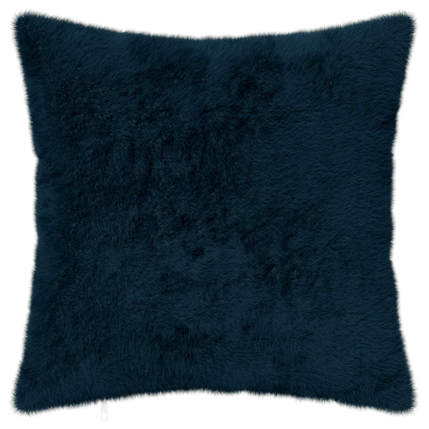 Pudebetræk 12 stk. HOUTEN Mørkeblå 45 x 45 cm Faux Kanin Pels