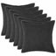 Pudebetræk 6 pcs HOUTEN Mørkegrå 50 x 50 cm Bouclé