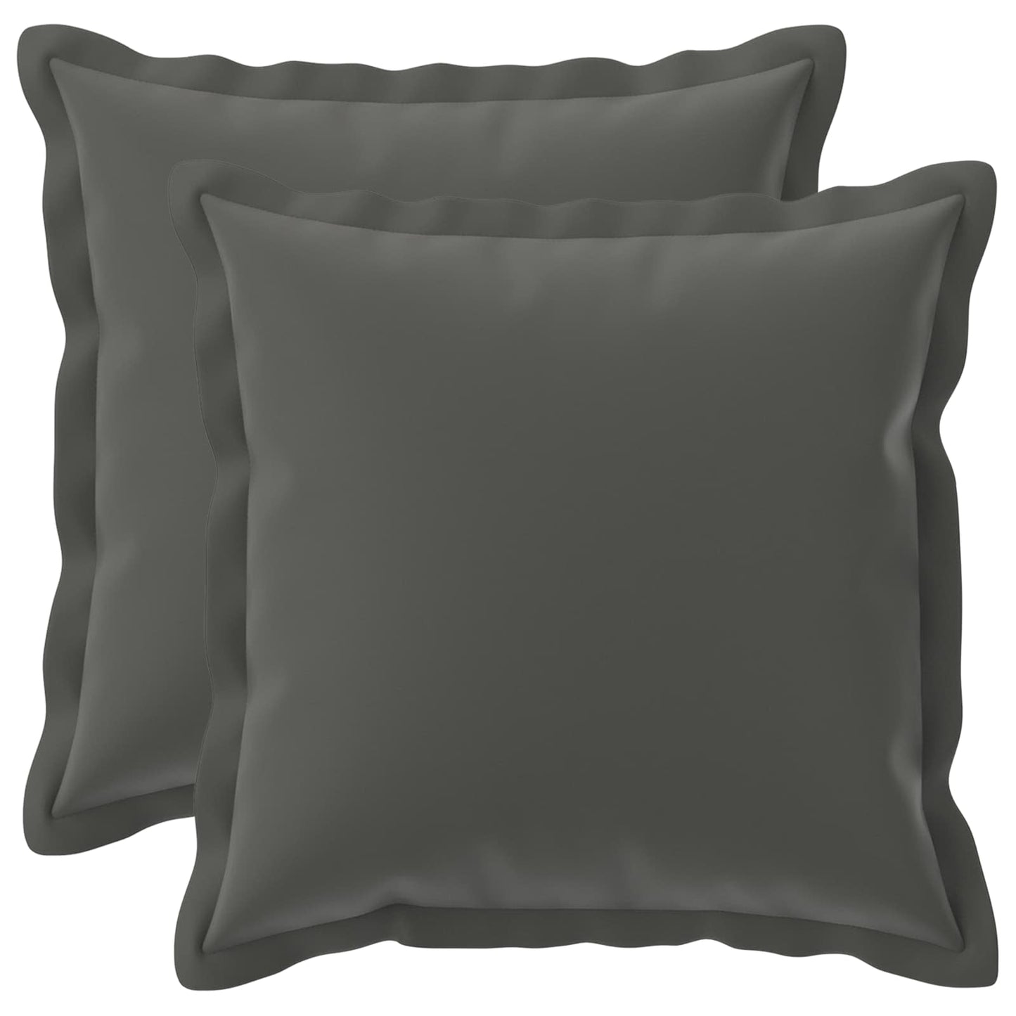 Pudebetræk 2 stk. HOUTEN Antracit 50 x 50 cm Polyester