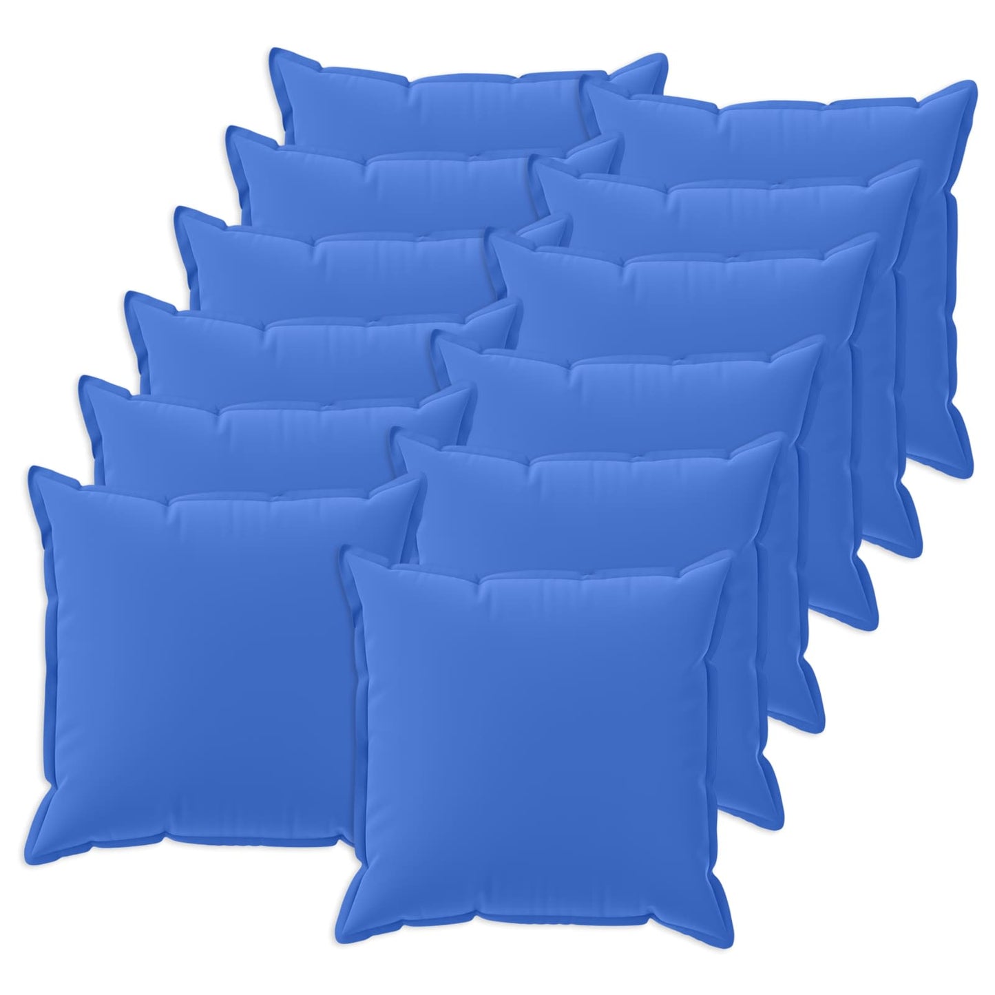 Pudebetræk 12 stk. HOUTEN Kongelig blå 50 x 50 cm Polyester