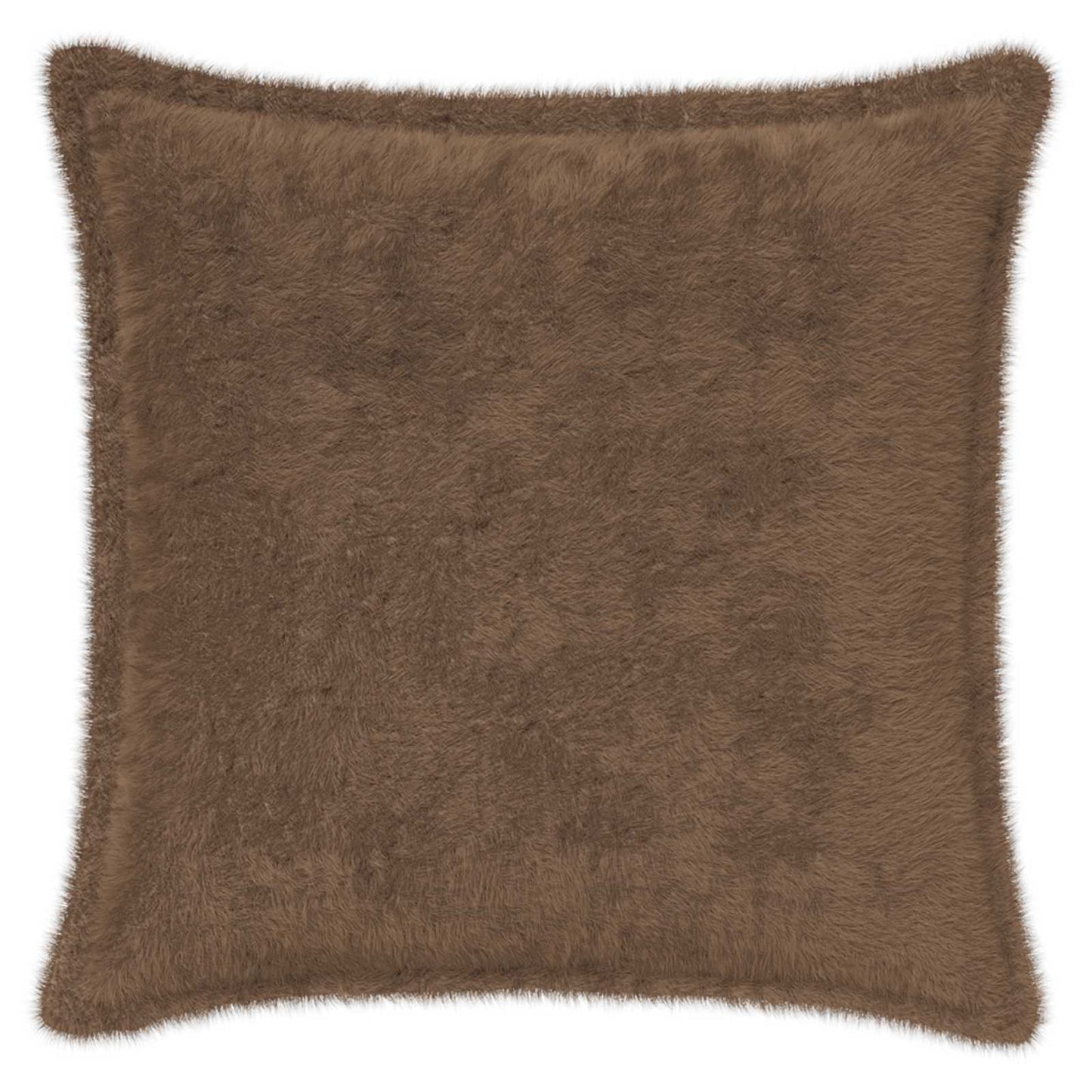 Pudebetræk 12 stk. HOUTEN Lys Brun 50 x 50 cm Faux Kanin Pels