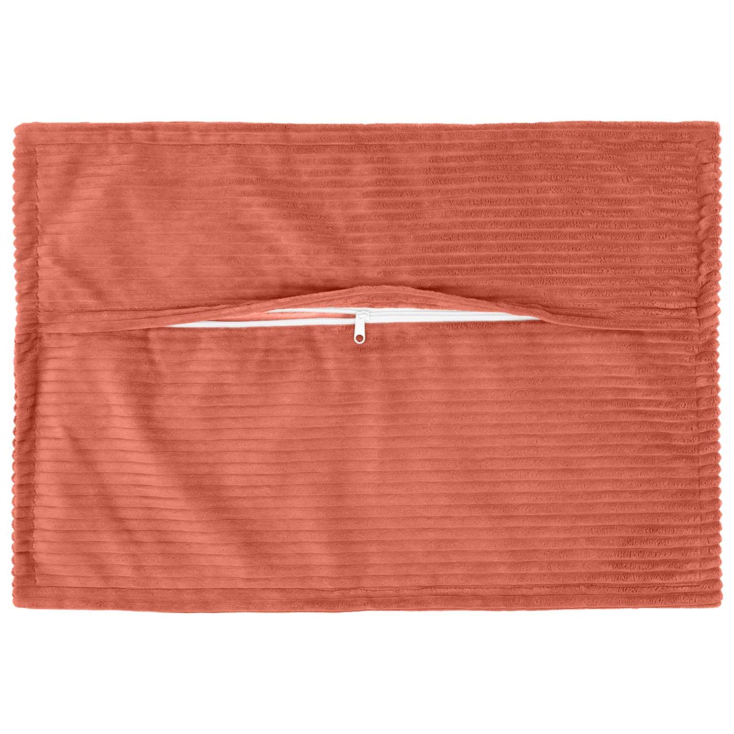 Pudebetræk 2 stk. HOUTEN Rød orange 50 x 70 cm cordfløjl