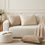 Pudebetræk 2 stk. HOUTEN Cremefarvet 50 x 75 cm Chenille Stof