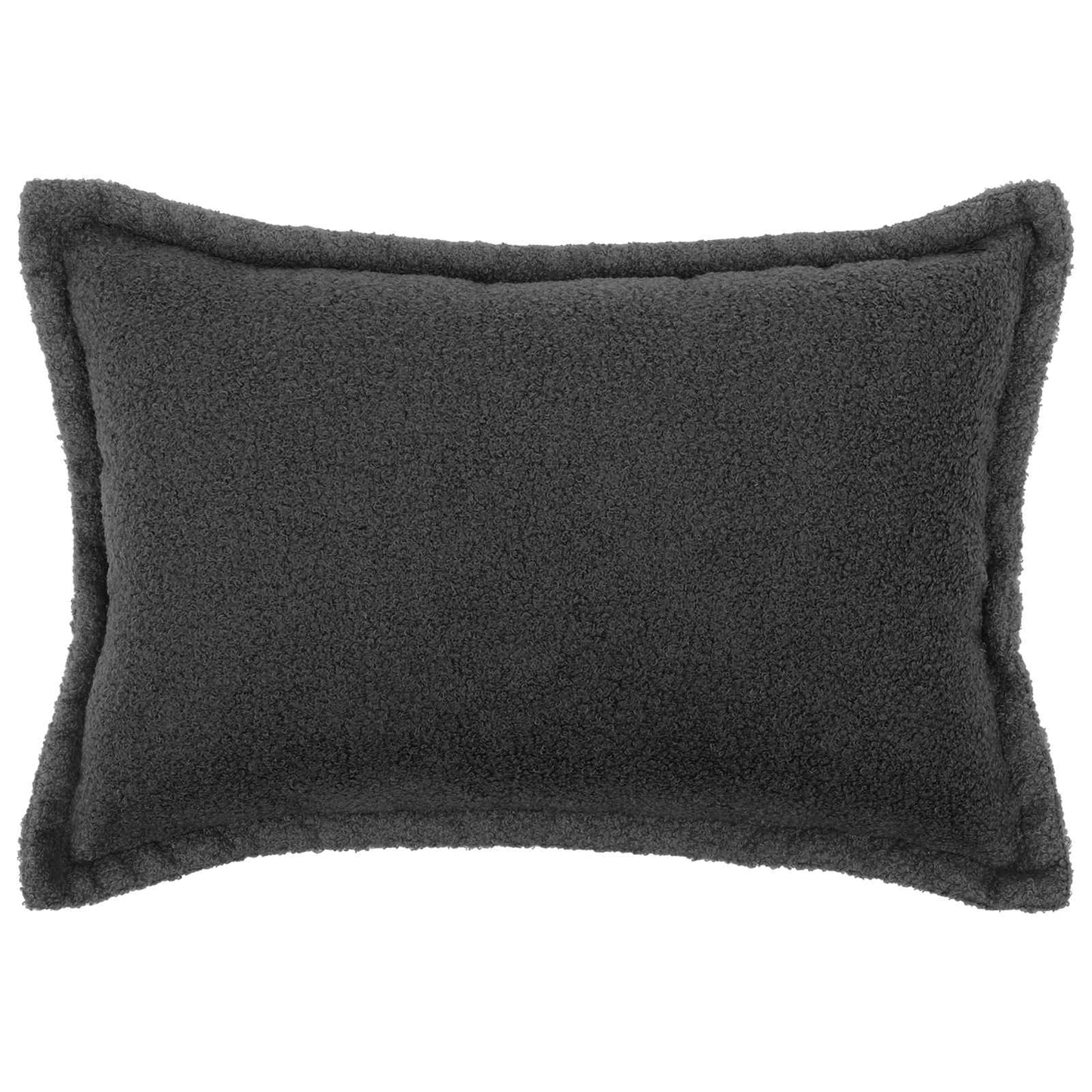 Pudebetræk 6 pcs HOUTEN Mørkegrå 50 x 75 cm Bouclé