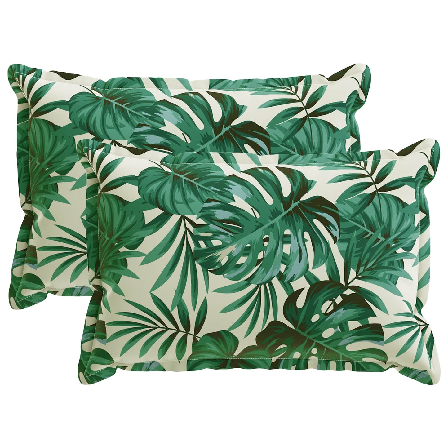 Pudebetræk 2 stk. HOUTEN Bladmønster 50 x 75 cm Polyester