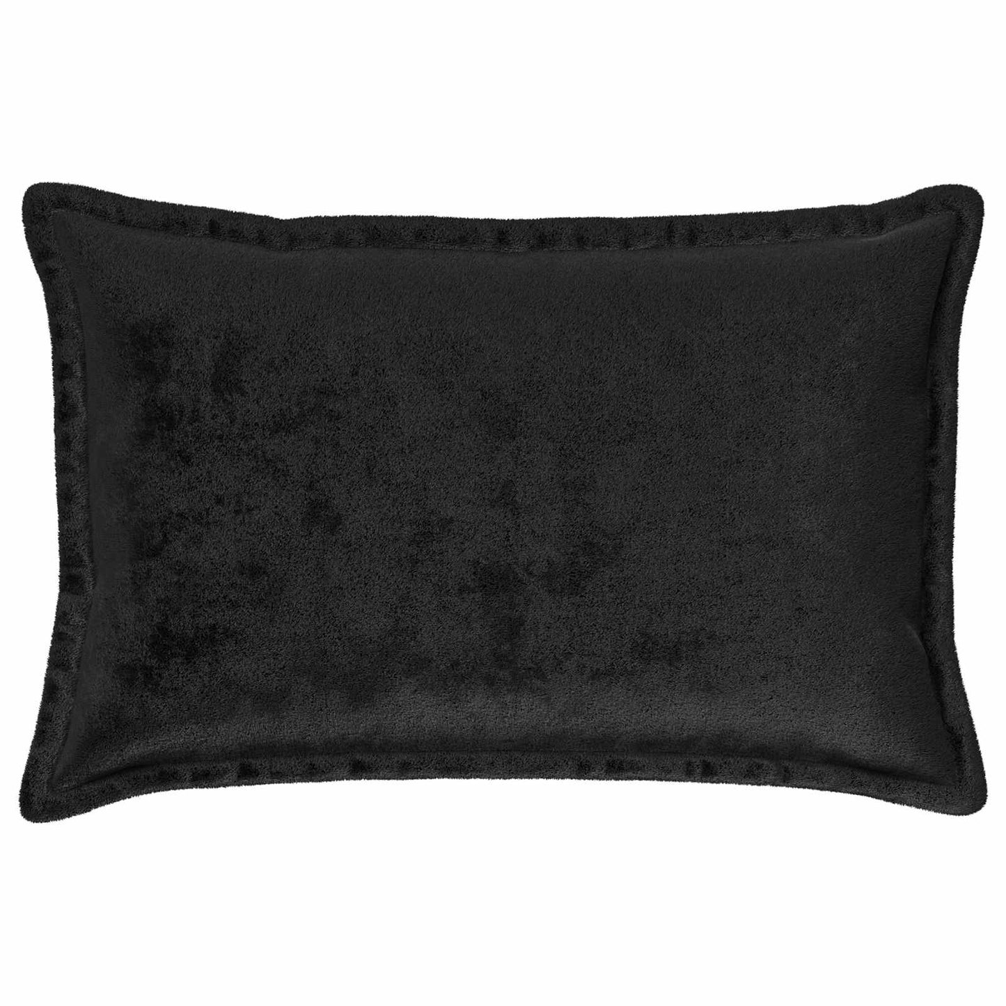 Pudebetræk 6 pcs HOUTEN Sort 50 x 75 cm Flannel