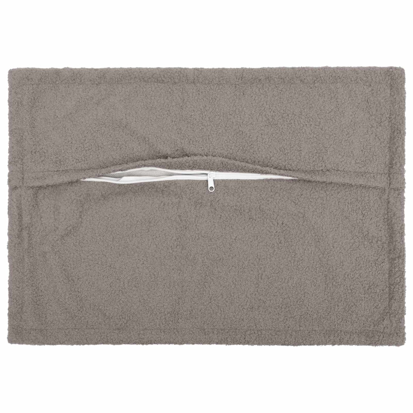 Pudebetræk 6 pcs HOUTEN Lysegrå 50 x 80 cm Bouclé