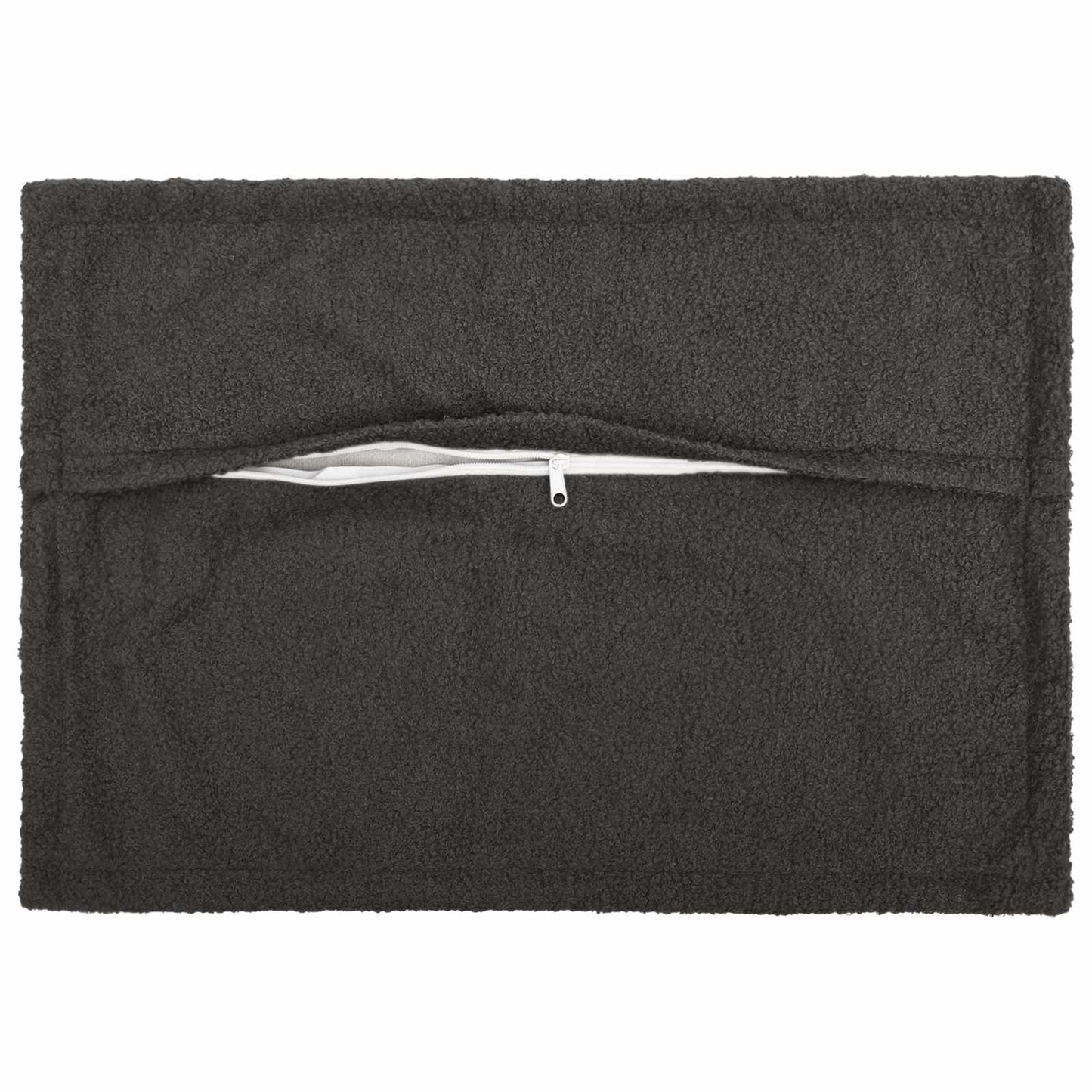 Pudebetræk 2 pcs HOUTEN Mørkegrå 50 x 80 cm Bouclé