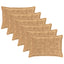 Pudebetræk 6 stk. HOUTEN Gråbrun 50 x 80 cm Faux Kanin Pels