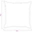 Pudebetræk 6 pcs HOUTEN Sort 55 x 55 cm Bouclé