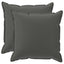 Pudebetræk 2 stk. HOUTEN Antracit 65 x 65 cm Polyester