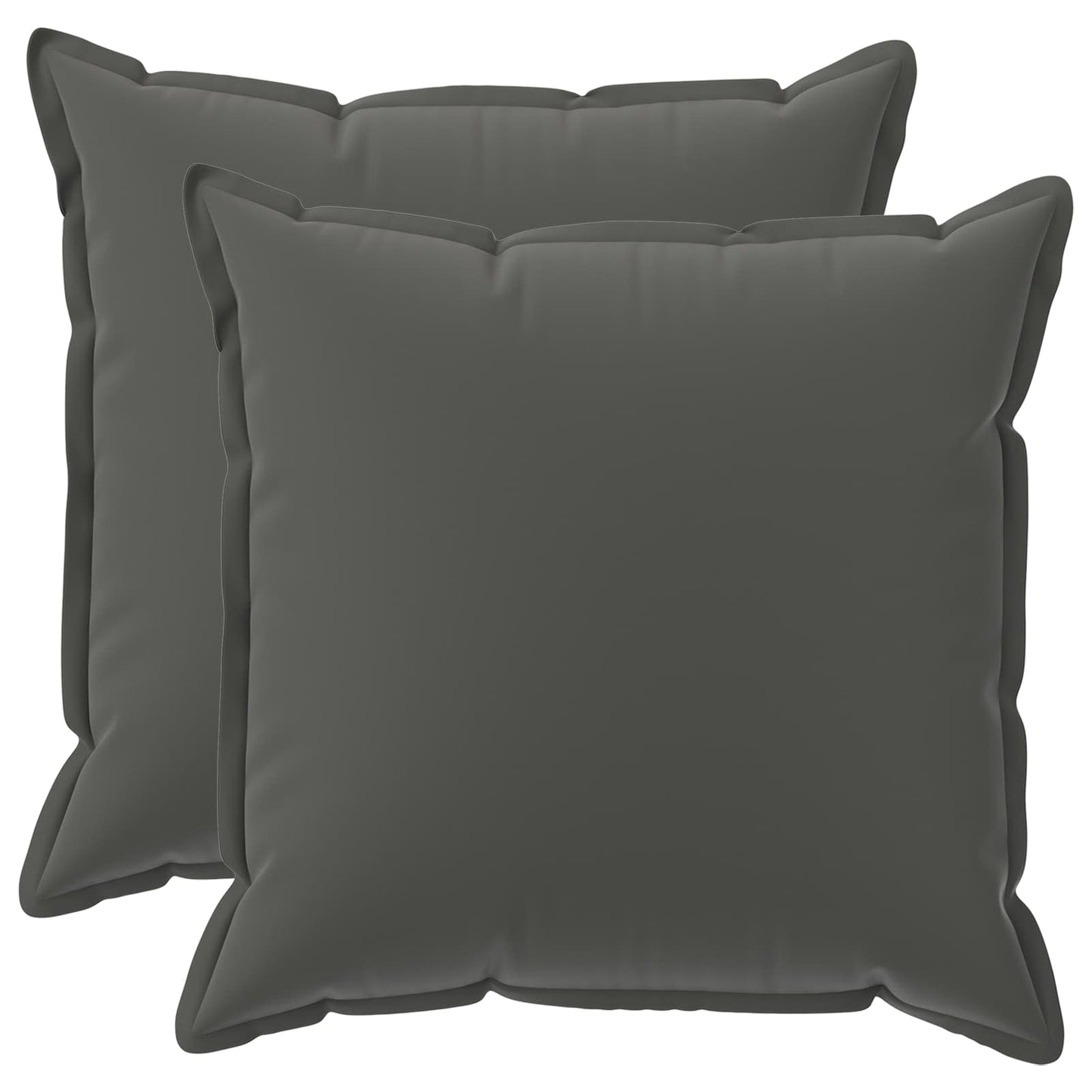 Pudebetræk 2 stk. HOUTEN Antracit 65 x 65 cm Polyester