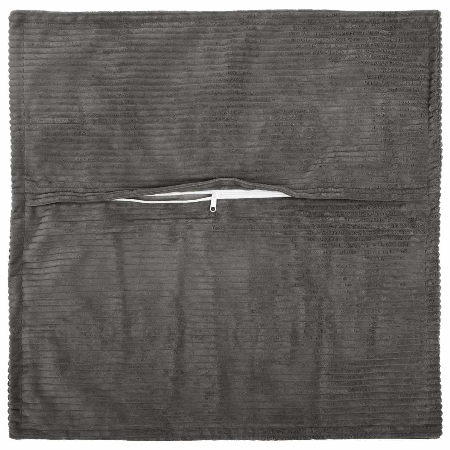 Pudebetræk 6 stk. HOUTEN Mørkegrå 70 x 70 cm cordfløjl